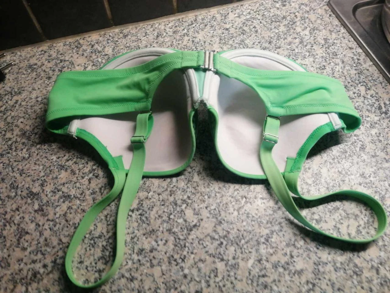 Biquíni verde marca Lise Charmel tamanho EU 85 D – calcinha tamanho 42 – photo 4